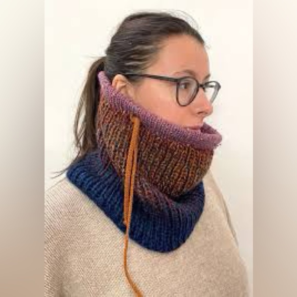 New🌟Anthropologie Multicolor Knit Scarf